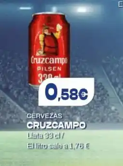 SPAR CRUZCAMPO Cervezas oferta