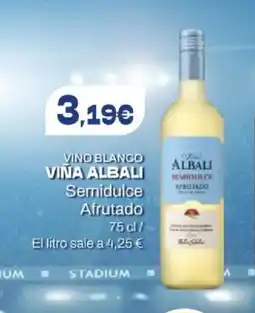 SPAR VIÑA ALBALI Vino blanco Semidulce Afrutado oferta