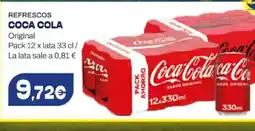 SPAR COCA COLA Refrescos oferta