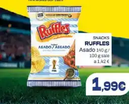 SPAR RUFFLES Snacks oferta