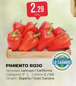 SPAR Pimiento rojo oferta