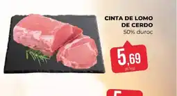 SPAR Cinta de lomo de cerdo 50% duroc oferta