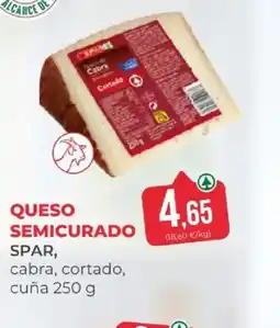 SPAR SPAR Queso semicurado oferta
