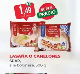 SPAR SPAR Lasaña o canelones oferta