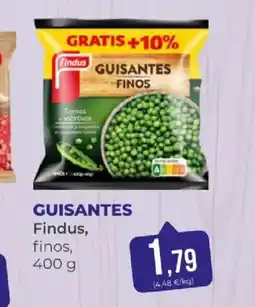 SPAR FINDUS Guisantes oferta