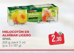 SPAR SPAR Melocotón en almíbar ligero oferta