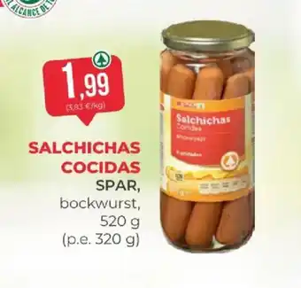 SPAR SPAR Salchichas cocidas oferta