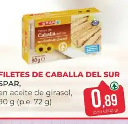 SPAR SPAR Filetes de caballa del sur oferta