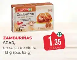 SPAR SPAR, Zamburiñas oferta