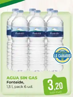 SPAR FONTEIDE Agua sin gas oferta
