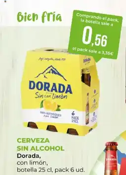 SPAR DORADA Cerveza sin alcohol oferta