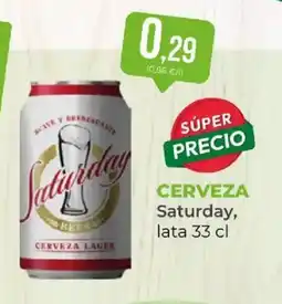 SPAR SATURDAY Cerveza oferta