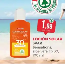 SPAR SPAR Loción solar oferta