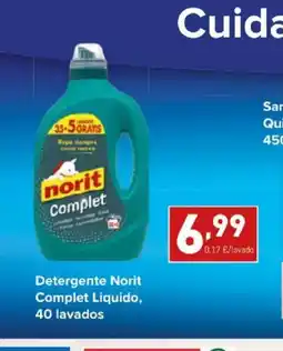 SPAR NORIT Detergente Complet Liquido 40 lavados oferta