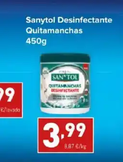 SPAR SANTOL Desinfectante Quitamanchas oferta