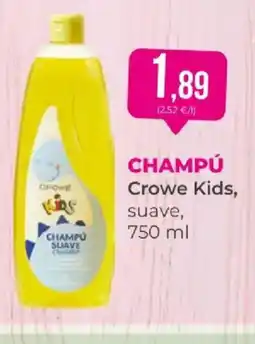 SPAR CROWE KIDS Champú oferta
