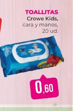 SPAR CROWE KIDS Toallitas oferta