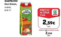 SPAR DON SIMON Gazpacho oferta