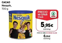 SPAR NESQUIK Cacao oferta