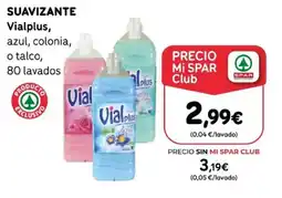 SPAR VIALPLUS Suavizante oferta