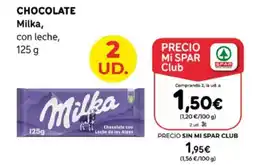 SPAR MILKA Chocolate oferta