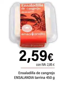 Cash Ifa ENSALANDIA Ensaladilla de cangrejo tarrina oferta