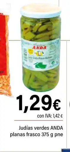 Cash Ifa ANDA Judías verdes planas frasco oferta