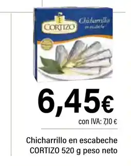 Cash Ifa CORTIZO Chicharrillo en escabeche peso neto oferta