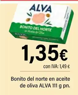 Cash Ifa ALVA Bonito del norte en aceite de oliva oferta