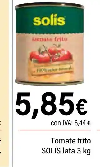Cash Ifa SOLIS Tomate frito oferta