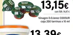 Cash Ifa COOSUR Vinagre D.O.Jerez caja 200 tarrinas oferta