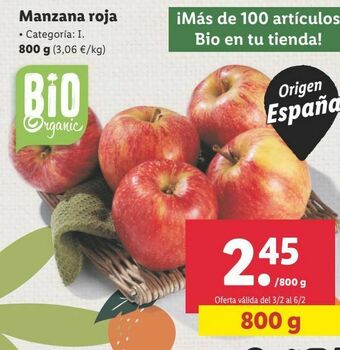 Lidl Manzanas oferta