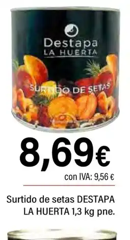 Cash Ifa DESTAPA LA HUERTA Surtido de setas oferta