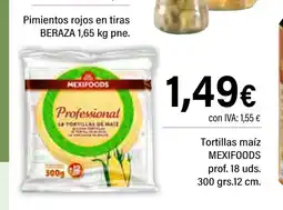 Cash Ifa MEXIFOODS Tortillas maíz oferta