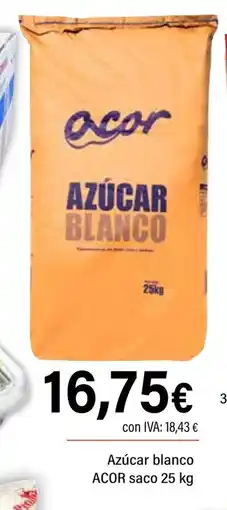 Cash Ifa ACOR Azúcar blanco saco oferta