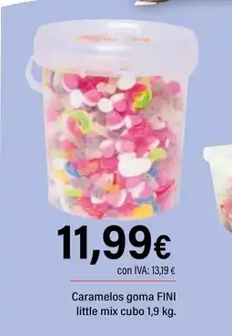 Cash Ifa FINI Caramelos goma little mix cubo oferta
