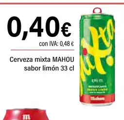 Cash Ifa MAHOU Cerveza mixta sabor limón oferta