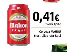 Cash Ifa MAHOU Cerveza 5 estrellas lata oferta