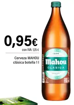 Cash Ifa MAHOU Cerveza clásica botella oferta