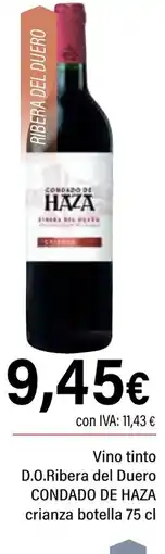 Cash Ifa CONDADO DE HAZA Vino tinto D.O.Ribera del Duero crianza botella oferta