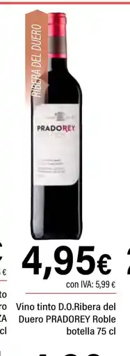 Cash Ifa PRADOREY Vino tinto D.O.Ribera del Duero Roble oferta