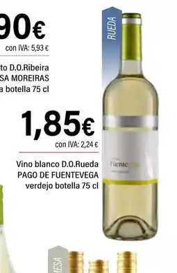 Cash Ifa PAGO DE FUENTEVEGA Vino blanco D.O.Rueda verdejo botella oferta