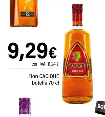 Cash Ifa CACIQUE Ron botella oferta
