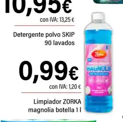 Cash Ifa ZORKA Limpiador magnolia botella oferta