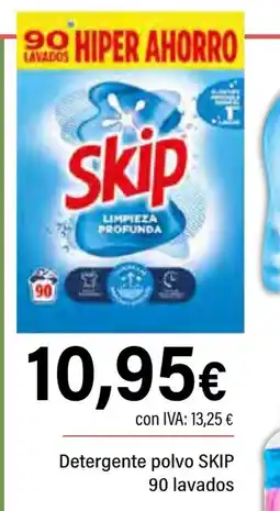 Cash Ifa SKIP Detergente polvo 90 lavados oferta