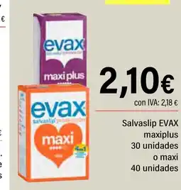 Cash Ifa EVAX Salvaslip maxiplus oferta