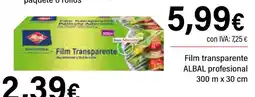 Cash Ifa ALBAL Film transparente profesional oferta