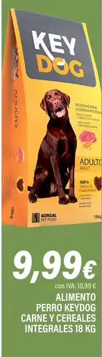 Cash Ifa Alimento perro keydog carne y cereales integrales oferta
