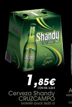 Cash Ifa CRUZCAMPÓ Cerveza Shandy oferta