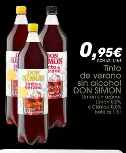 Cash Ifa DON SIMON Tinto de verano sin alcohol oferta